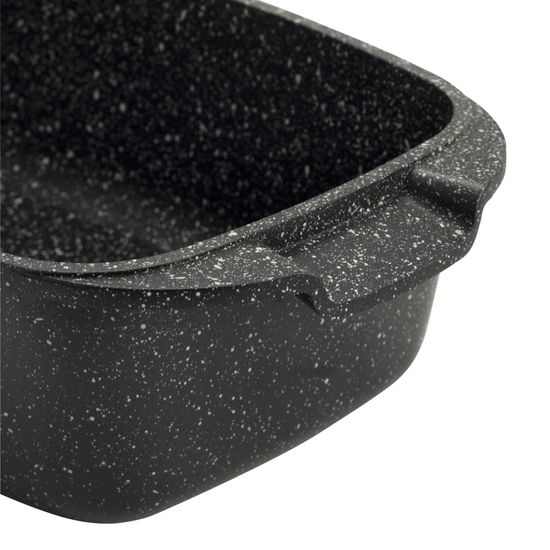 Кастрюля-гусятница 5,5 л. Kamille KM 4433 из литого алюминия с антипригарным покрытием и стеклянной крышкой