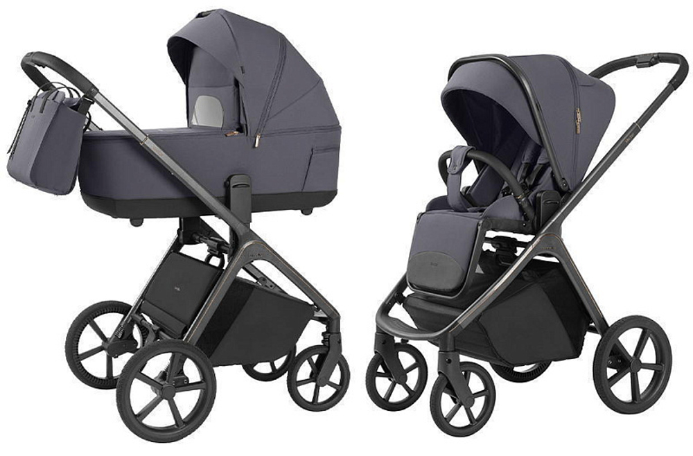 Коляска Carrello Vector 2025 CRL-6551 и автокресло Cybex Cloud G i-Size Fog Grey 3 в 1 Ultimate Grey