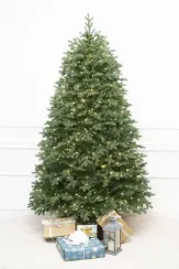 Искусственная елка Русская 270 см., 1920 теплых белых микро LED ламп, 100% литая хвоя, ЕлкиТорг (268270)