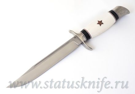 Нож Чебуркова Финка НКВД M390 Кость моржа