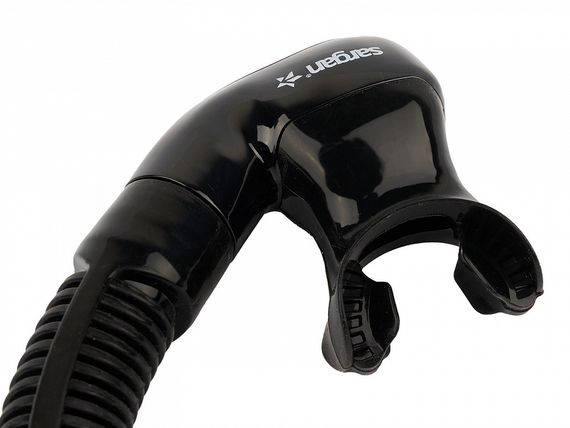 Набор маска+трубка в сумке Sargan Панорама-М прозрачный/черный