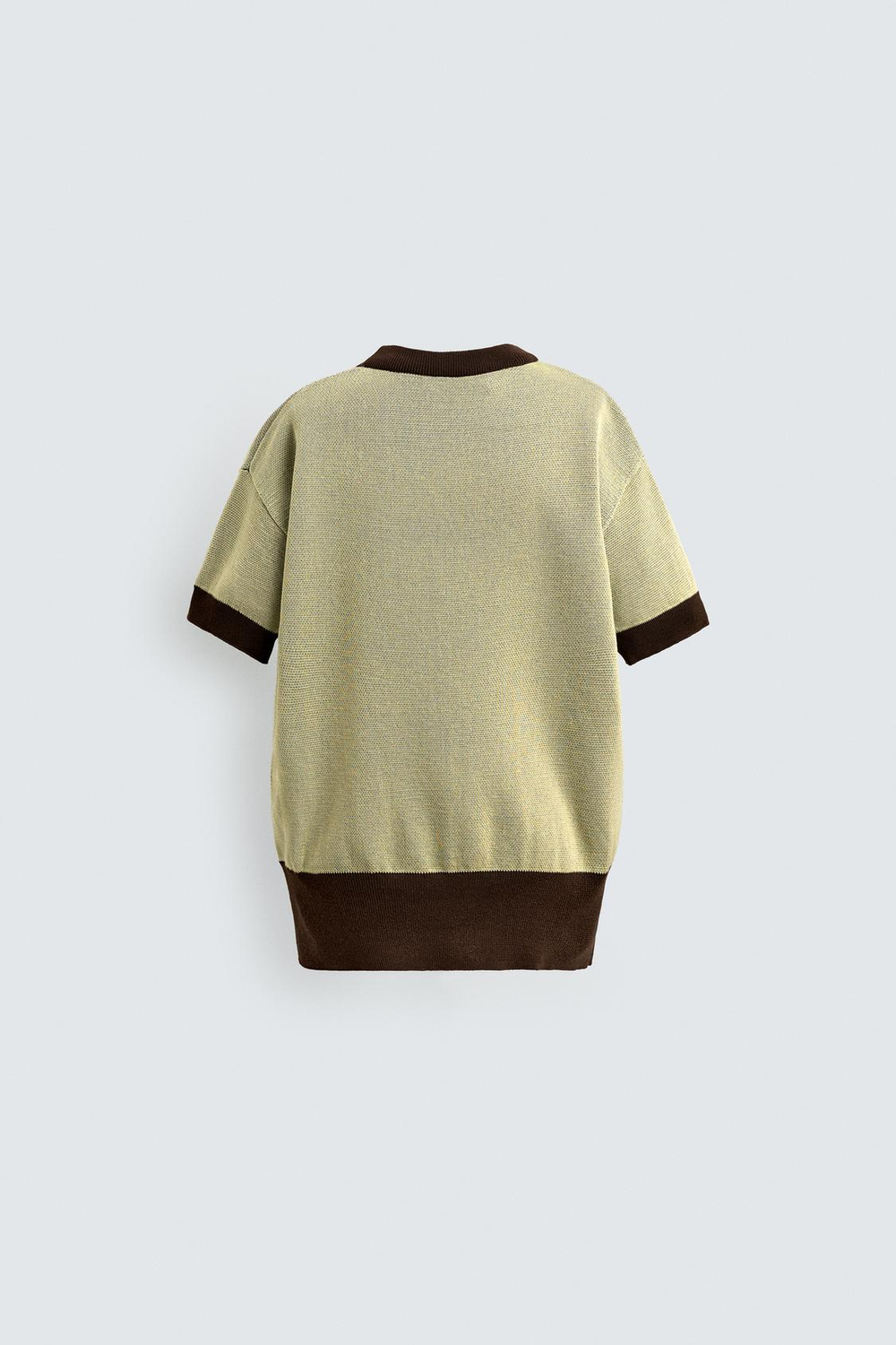 ZARA X DISNEY ТРИКОТАЖНАЯ ФУТБОЛКА MICKEY MOUSE, ЖЕЛТЫЙ