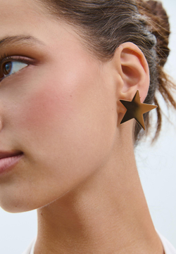 STRADIVARIUS Серьги-звезды, золотой