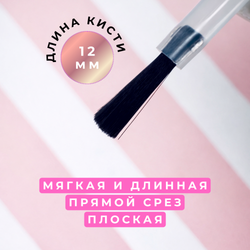 1875 Флакон стеклянный для гель-лака пустой белый 8 мл