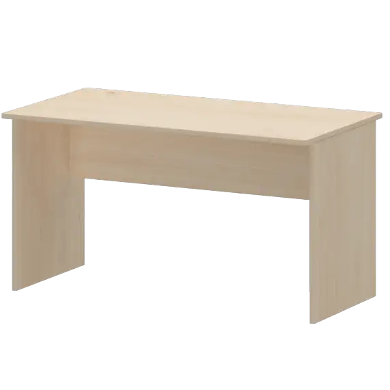 Стол с кабель каналом слева ясень шимо А-003.К.ЛВ Бук 1400x730x760 Арго