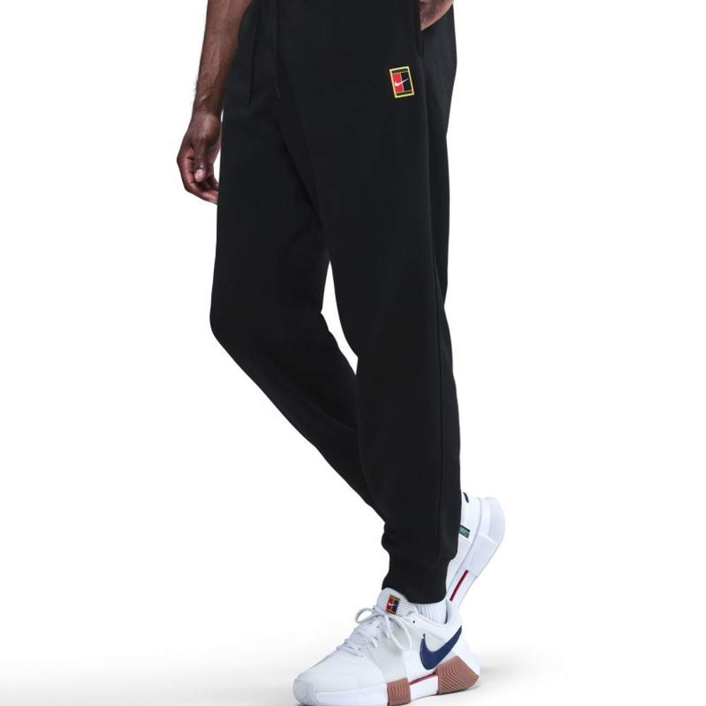 Теннисные брюки Nike Court Heritage Dri-FIT Fleece - black