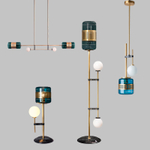 Ceiling design lamp  Lizak by Bert Frank (Emerald)