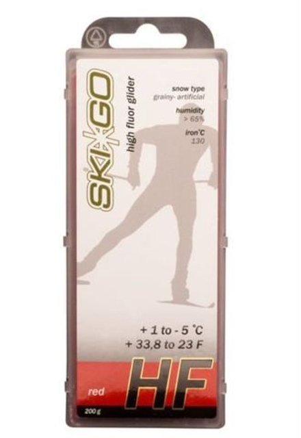 SkiGo HF Red +1 до -5°C (для ст. крупнозерн. и искус. снега)