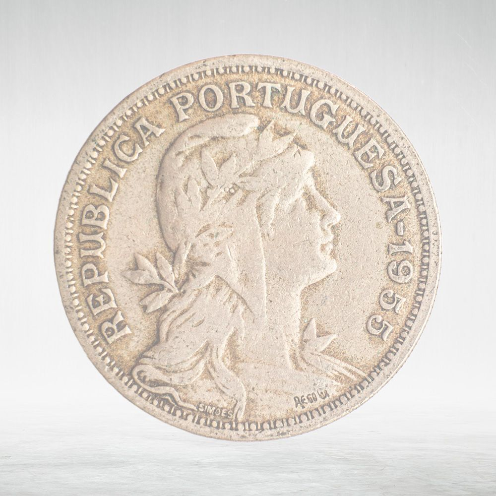 Portugal, 50 Centavos, 1955, VF