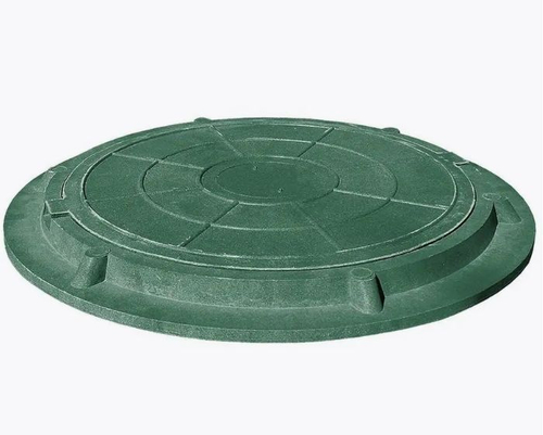 Люк ревизионный ППК тип "ЛМ" (легкий малый) d-580 до 1,5т (зеленый)