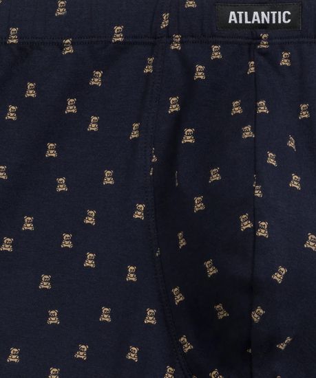 Трусы мужские боксеры (3шт), Atlantic 3MH-201, темно-синий + винный + темно-синий