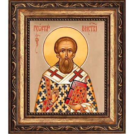 Георгий I Константинопольский патриарх, святитель. Икона на холсте.