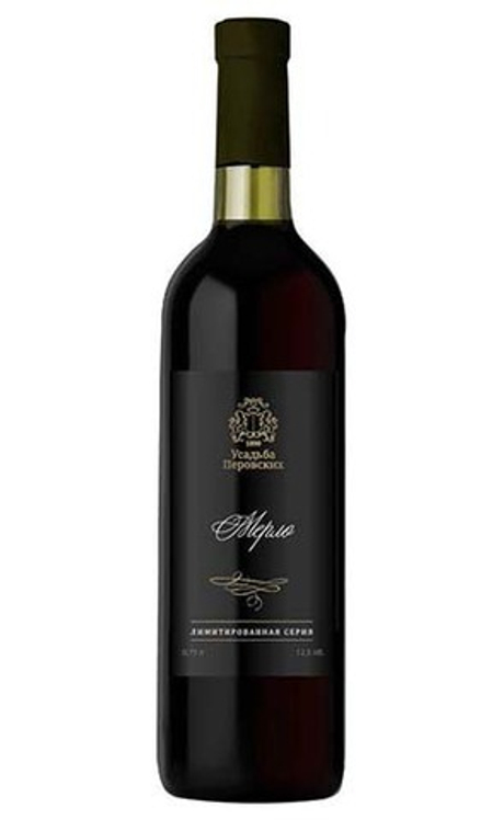 Вино Мерло Лимитированная серия тз Усадьба Перовских