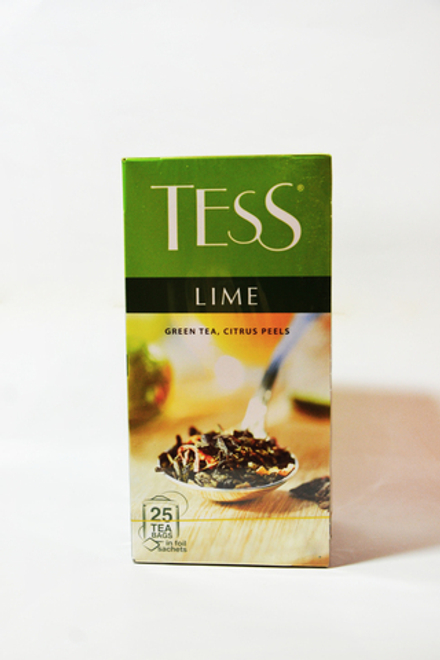 Tess Чай зеленый Lime, 25 пакетиков