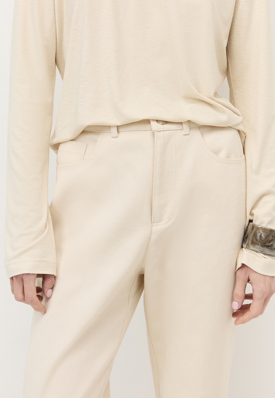 Брюки прямые из хлопка