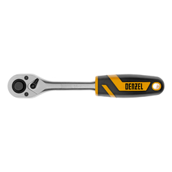 Ключ-трещотка 1/2", 90 зубьев, с быстрым сбросом, CrV Denzel
