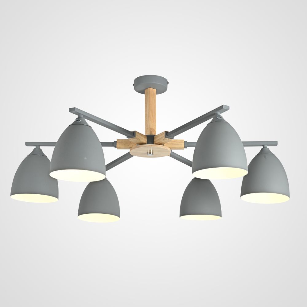 Потолочная Люстра Noa 6 Gray By Imperiumloft