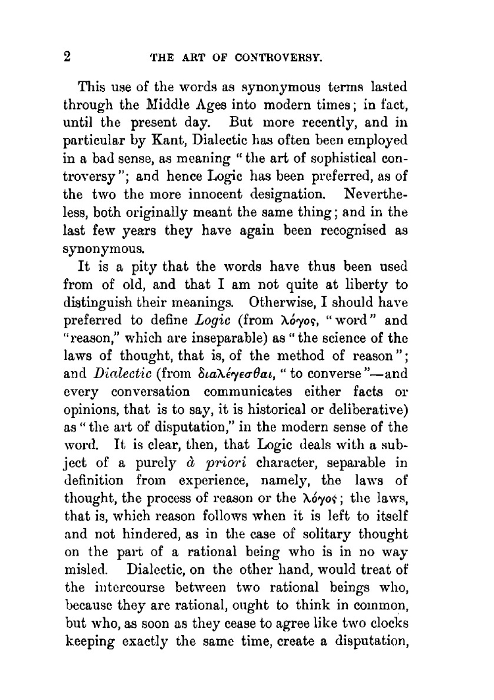 The art of controversy. and other posthumous papers | Артур Шопенгауэр