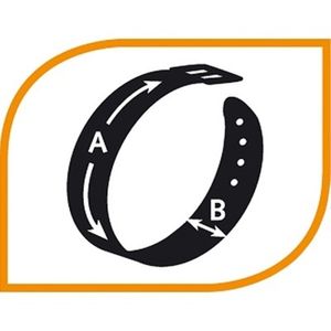 Нейлоновый ошейник для собак, Ferplast DAYTONA C30/55, черный