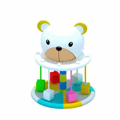 Детский аттракцион 4kids Карусель «Мишка-бум» c электроприводом