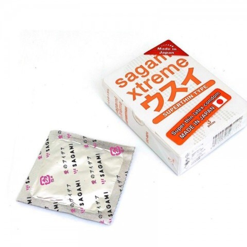 Презервативы SAGAMI Xtreme 0.04 мм. ультратонкие 3 шт.