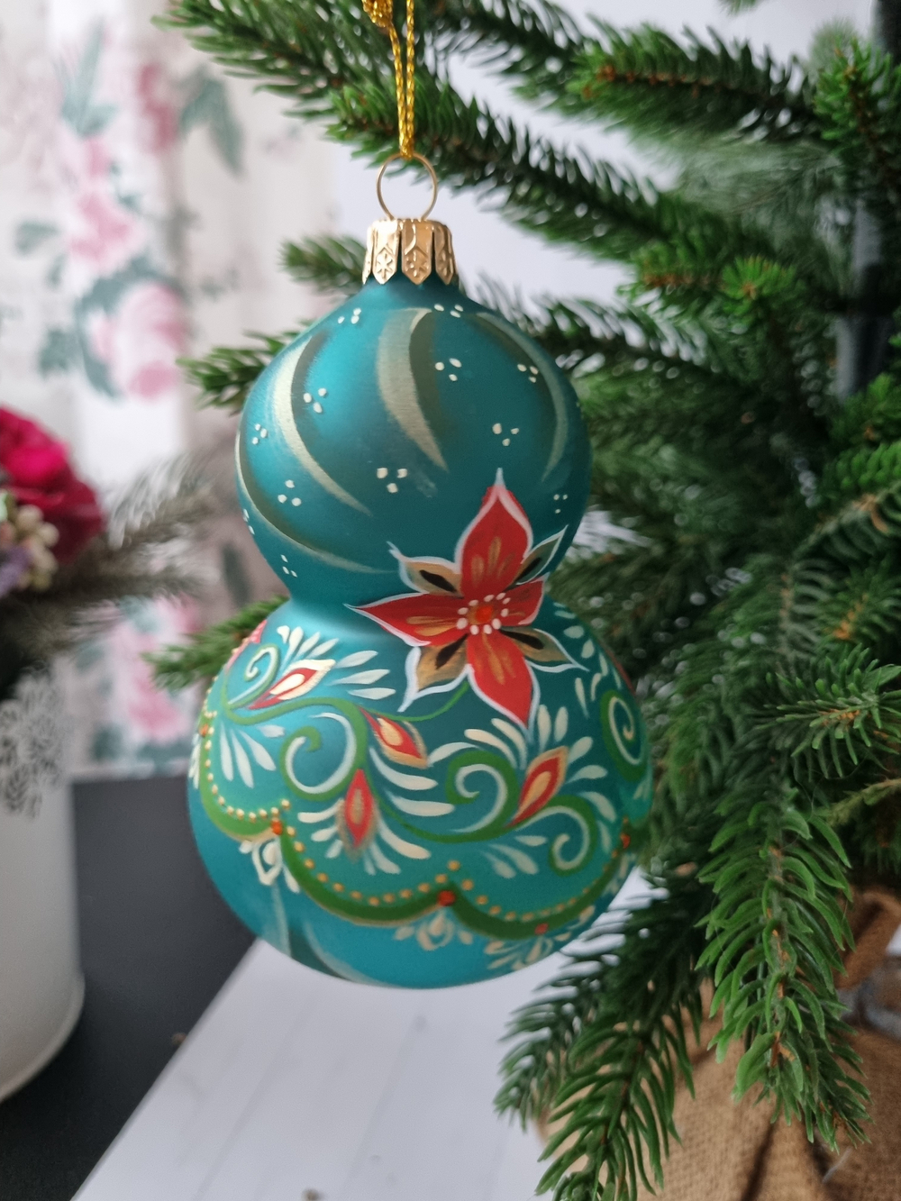 Матрешка стеклянная "Лягушка Царевна"