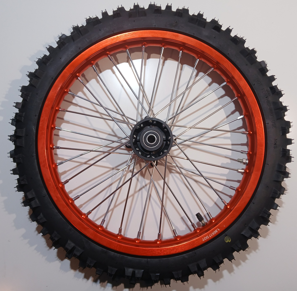 Колесо переднее в сборе 70/100 17" Питбайк KAYO EVOLUTION K125EM