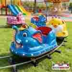 Детский поезд на рельсах «Сафари», 4 кабинки