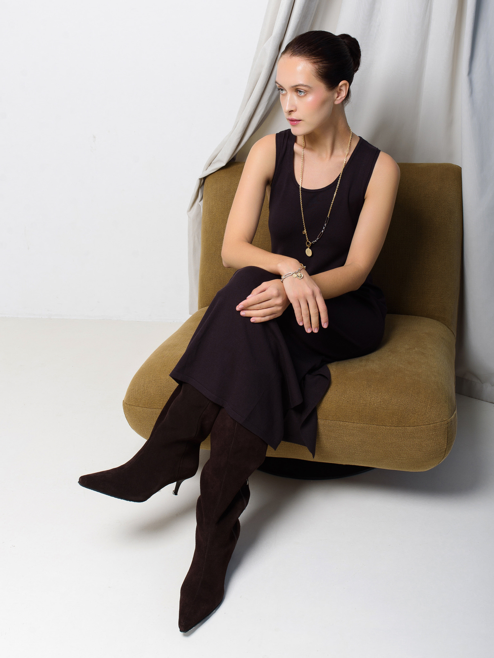 Колье "Balance coin" Bicolor