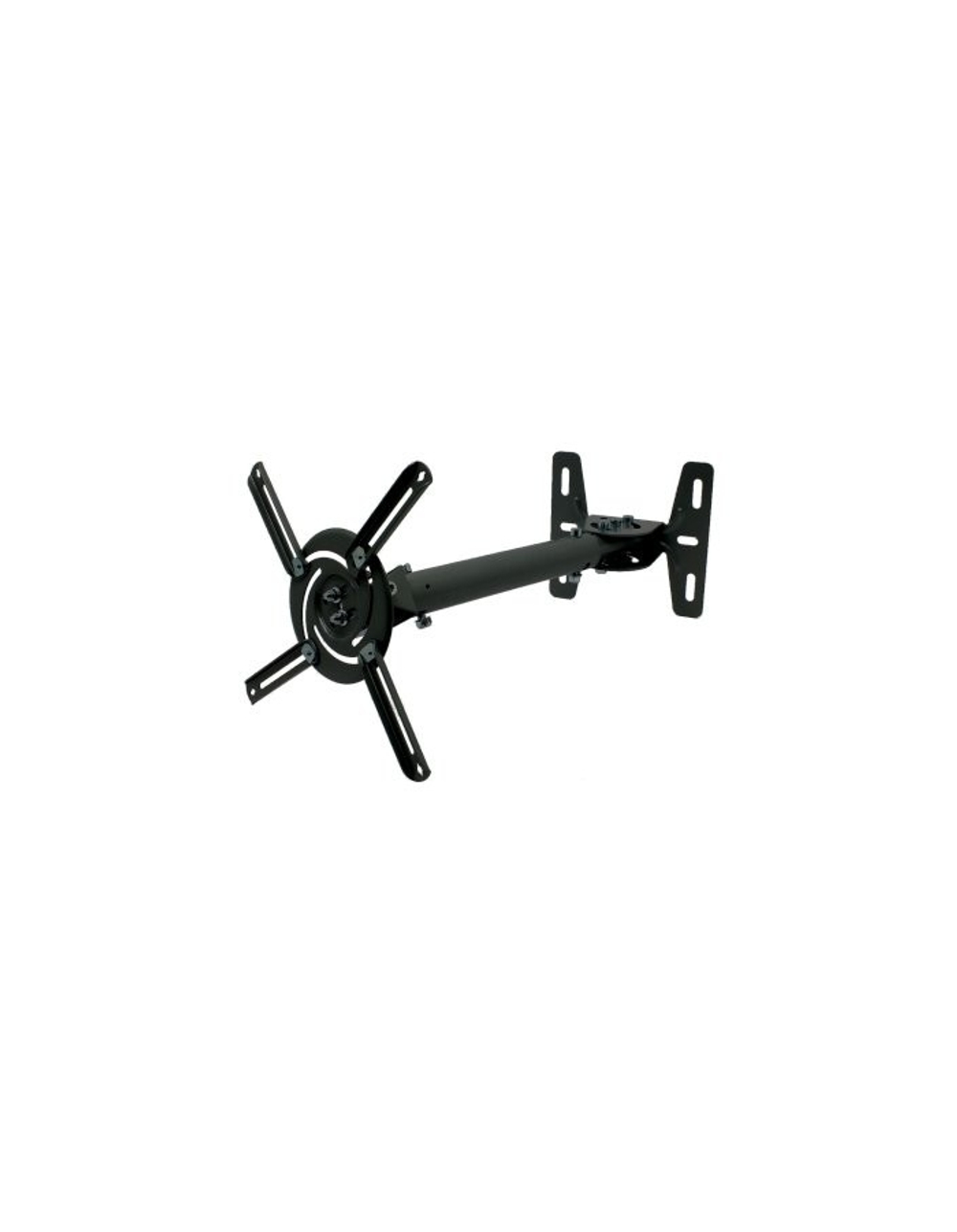 Крепление Wize WPB-B черный (Потолочные, Макс. крепежное расстояние 260х260, макс. вес нагрузки 12 кг, Наклон,поворот °+/-15, расстояние от стены/ потолка 43-64 см)