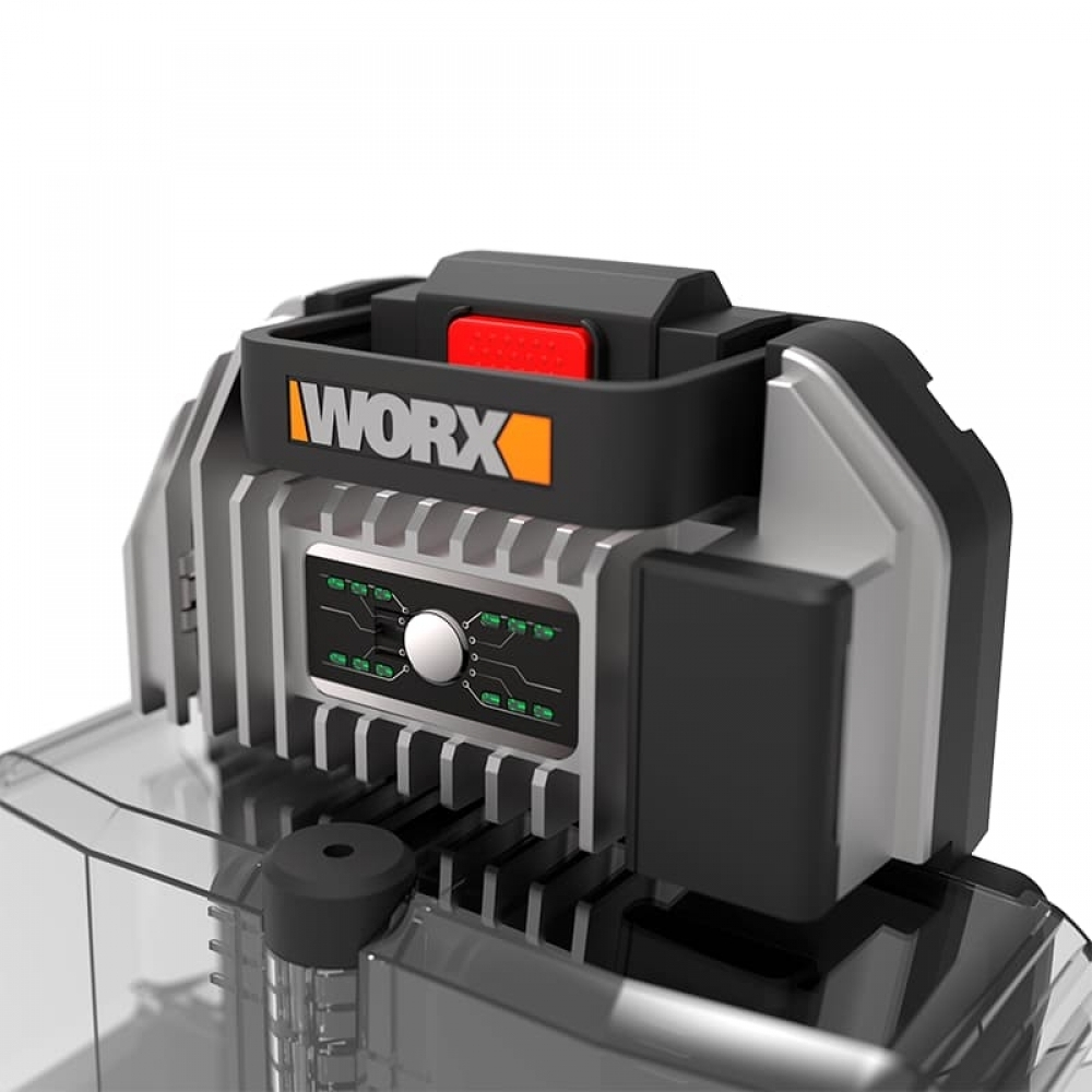Аккумуляторная воздуходувка бесщеточная WORX WG572Е 4Ач х1 BASECAMP 4 х1 коробка