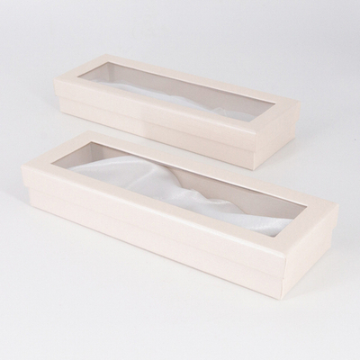 Футляр картонный с прозрачным окошком, серия "КРЕМ-БРЮЛЕ".