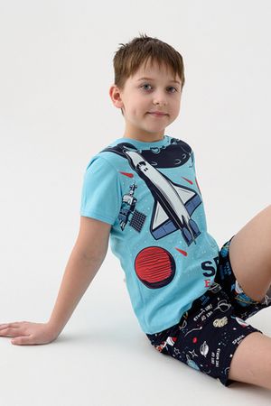 Пижама с шортами для мальчика Аэродром