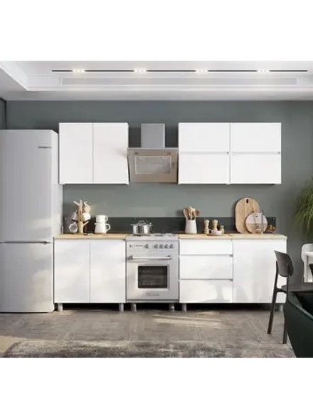 Кухонный гарнитур 2м модульный 200х215 см токио