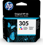 HP Оригинальный струйный картридж 305, трехцветный 3YM60AE