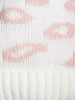 Шапка для девочки зимняя с помпонами на завязках