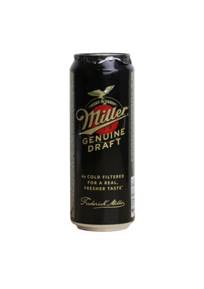 Пиво "Miller Genuine Draft" светлое пастеризованное 0.45 л.ж/б