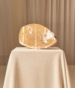 Мраморный поднос бежевый