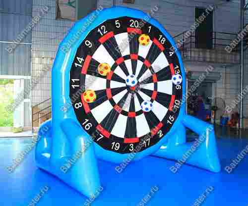 Надувной герметичный дартс «XL» диаметр 4,5 м, размер 4,5×1,5×4,5 м