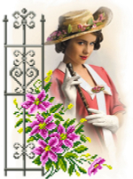 "Стиль 30-х"-4221 ткань с нанесенным рисунком