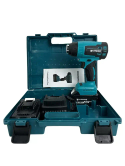 Фен аккумуляторный строительный 2 аккумулятора в комплекте