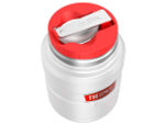 Термос для еды THERMOS KING SK-3020 RCMW 0.71L, складная ложка из нержавеющей стали, белый