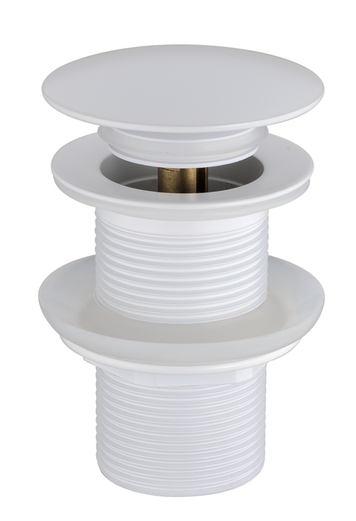 Слив для раковины, автомат(клик-клак) Matt White