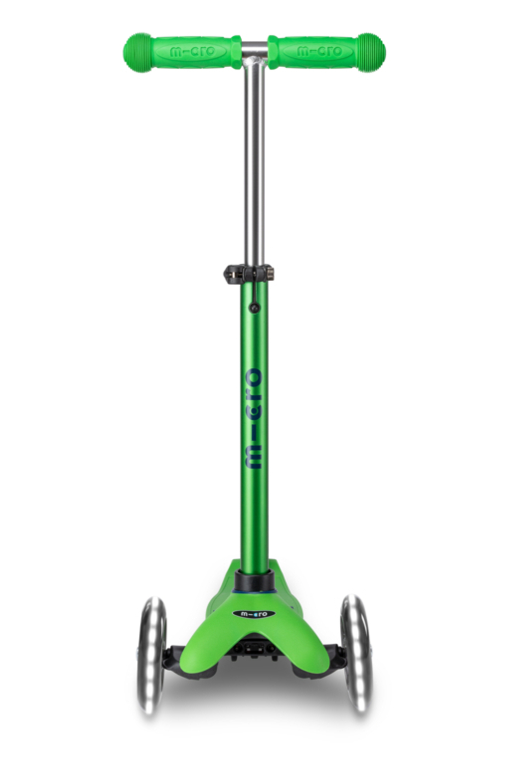 Самокат Mini Micro Deluxe LED Зелёный/синий