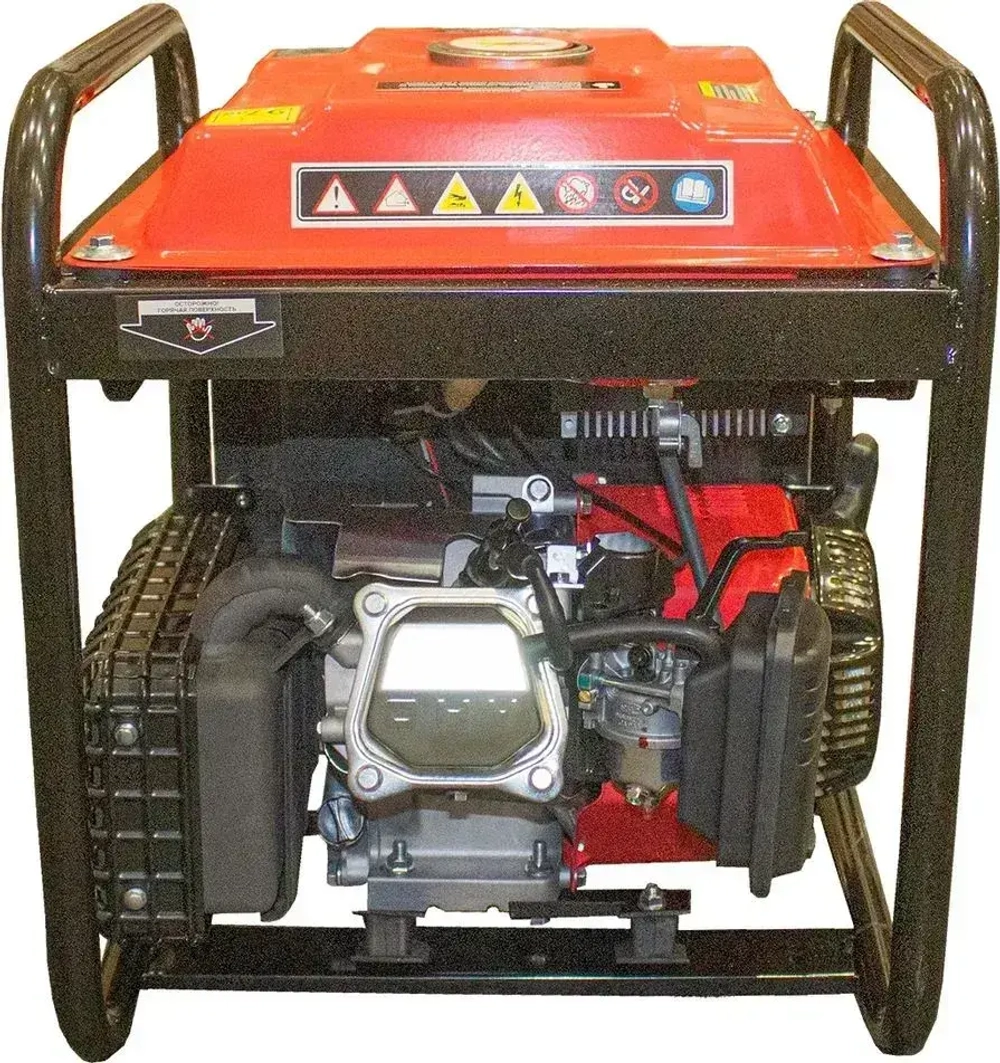 Генератор бензиновый инверторный EDON PT-3800 (3.2 кВт, 2 розетки, ручной запуск, бак 8 л, счетчик моточасов, USB, выход 12В, медная обмотка) / бензогенератор / резервный источник питания