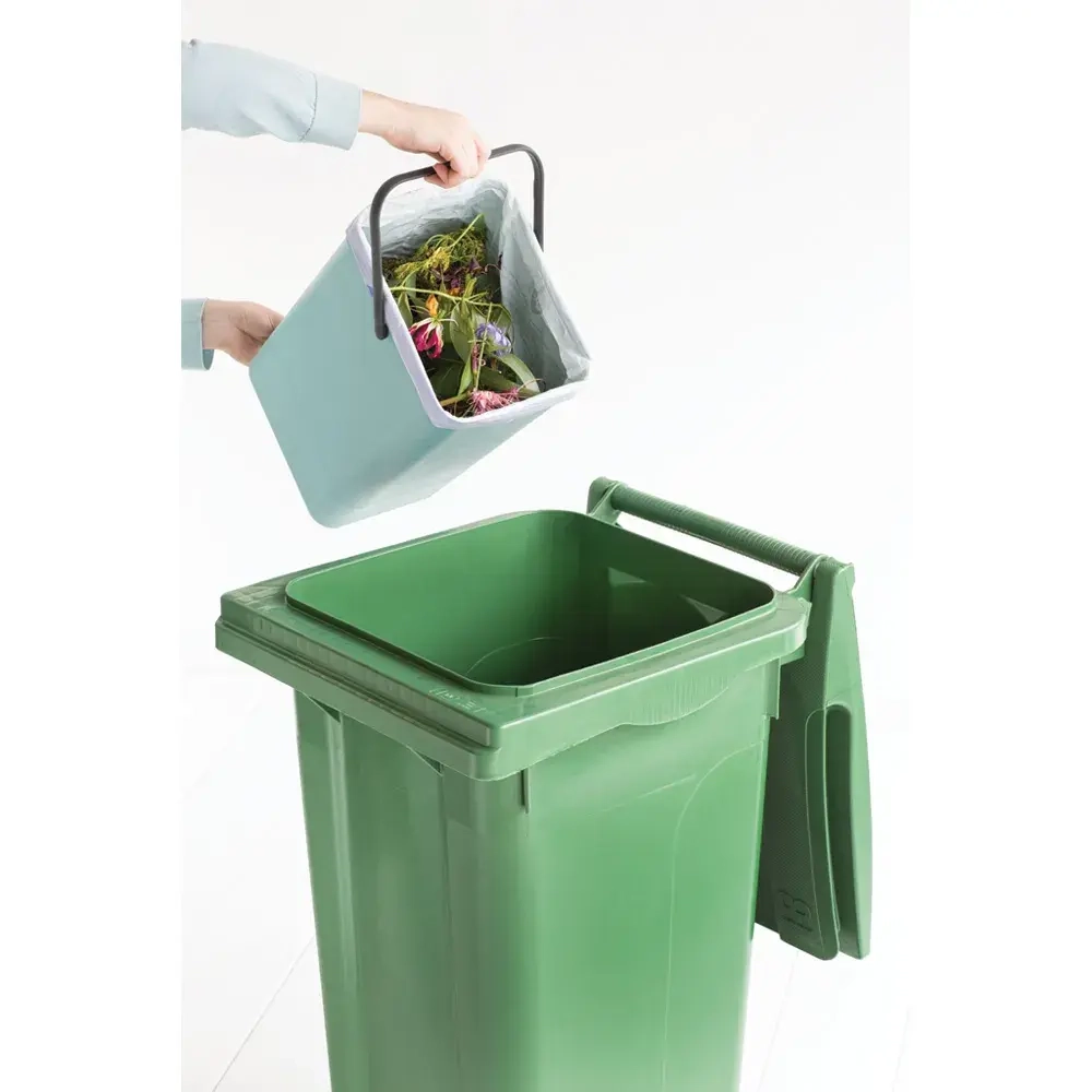 Brabantia Контейнер для мусора Sort & Go 12л мятный