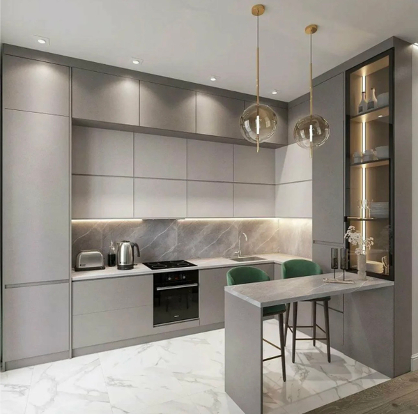Примеры современных кухонь в дизайне из интернета