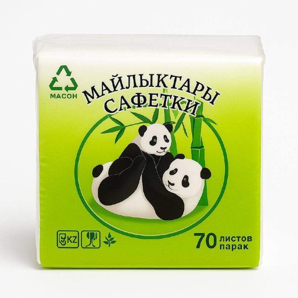 Бумажные салфетки Маолин Panda 70 шт