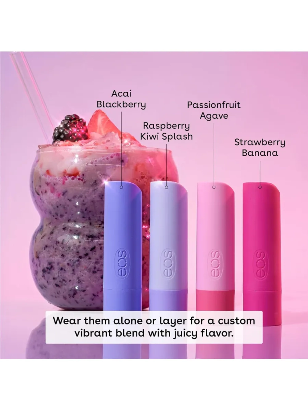 Бальзам для губ 7 фруктово-ягодное смузи