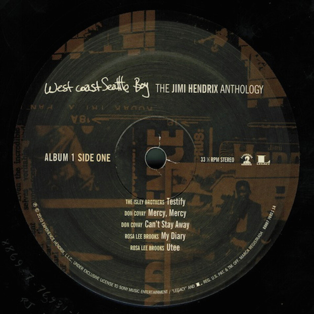 Jimi Hendrix / West Coast Seattle Boy: The Jimi Hendrix Anthology (Limited Edition)(8LP)
